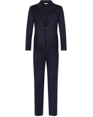 Boglioli Two-Button Patch-Pocket Suit - Blue