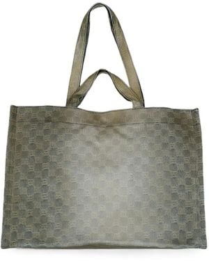 MISBHV Jacquard Monogram Tote Bag - Gray