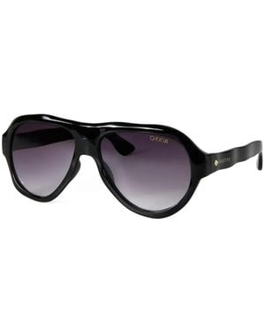 Seletti X Okkia Florida Pilot-Frame Sunglasses - Black
