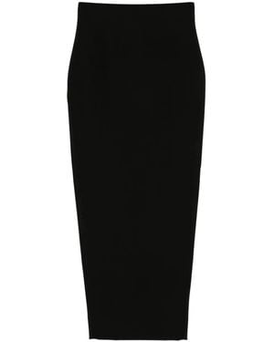 Rick Owens High-Waisted Maxi Skirt - Black