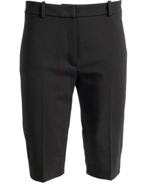 Magda Butrym Pressed-Crease Cropped Pants - Black