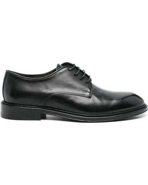 Corneliani Derby-Schuhe Aus Leder - Schwarz
