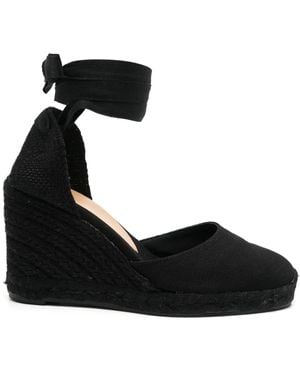 Castañer Wedge-Sandalen - Schwarz