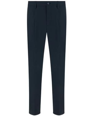 BOGGI Darted drawstring-waist trousers - Blau