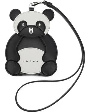 Hogan Panda-Patch Card Holder - White