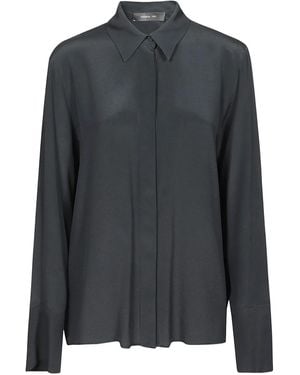 FEDERICA TOSI Long-sleeve collared shirt - Schwarz
