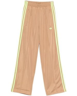 adidas Pantaloni Firebird Con Logo - Bianco