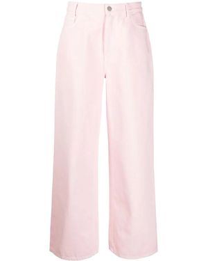 Raf Simons Wide-Leg Denim Jeans - Pink