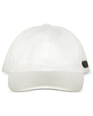 Moorer Corduroy Cap - White