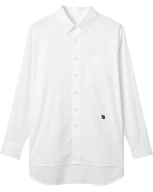 Adererror Sig; Bl Tag Pocket Patch-Detail Shirt - White