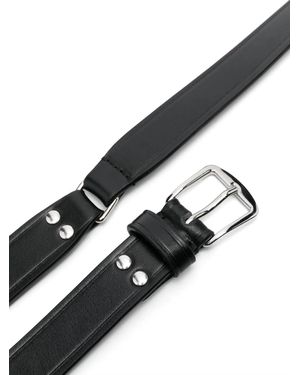 Ann Demeulemeester Monna 35Cm Belt With Double Rings in