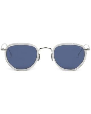 Eyevan 7285 Round-Frame Sunglasses - Blue