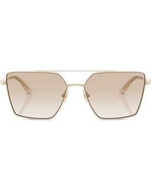 Jimmy Choo Square-Frame Sunglasses - Natural