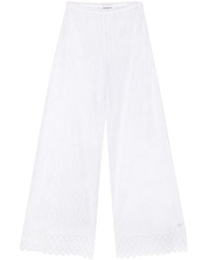 Charo Ruiz Wide Leg Trousers - White