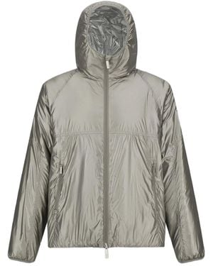 Herno Veste Métallisée À Capuche - Grey