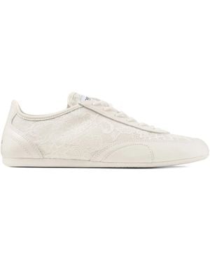 Jimmy Choo Lace Sunny Trainers - White