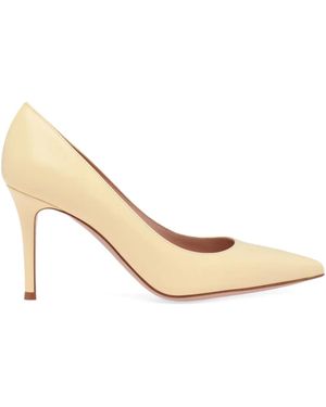 Gianvito Rossi レザーパンプス - ナチュラル