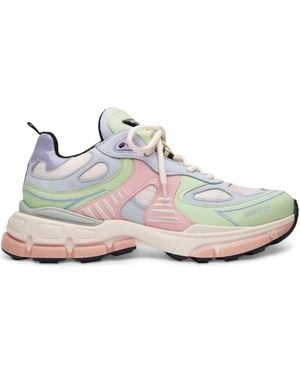 Axel Arigato Pastel-Colored Trainers With Leather And Mesh Design - White