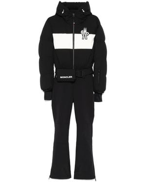 Moncler Gefütterter Skianzug - Schwarz