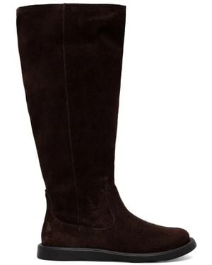 Fly London Suede Knee-High Boots - Black