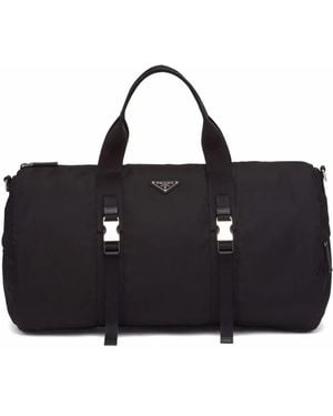 Prada Borsone Con Logo - Nero