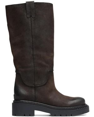 Ash Bottes Detroit En Cuir - Black