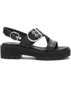 3.1 Phillip Lim Klassische Plateau-Sandalen - Schwarz
