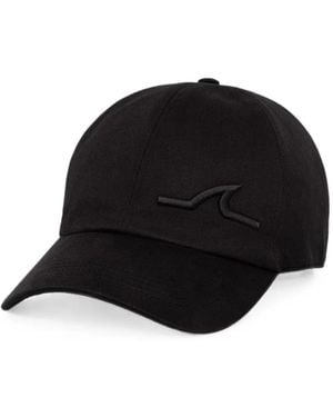 Paul & Shark Embroidered-Logo Baseball Cap - Black