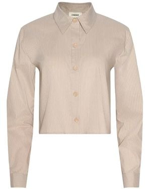 L'Agence Camisa Cosette A Rayas - Blanco