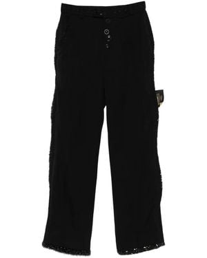 Undercover Glitter-Embellished Trousers - Black