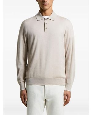 Peserico Kurzärmeliges Poloshirt - Grau