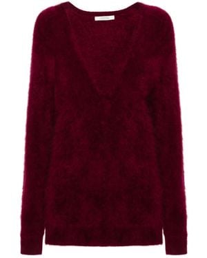 Dorothee Schumacher Vネック カシミアセーター - レッド