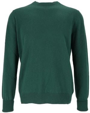 Ballantyne Cashmere Crew-Neck Jumper - Green