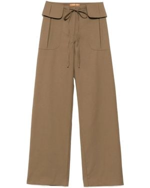 Rejina Pyo Sonia Straight Trousers - Natural