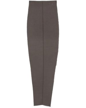 Rick Owens Pillar ニットスカート - グレー