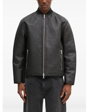 MKI Miyuki-Zoku Logo-Embroidered Bomber Jacket - Grey