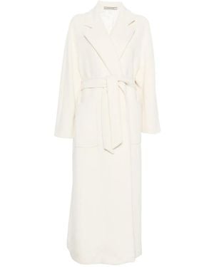 Tagliatore Trenchcoat mit Gürtel - Weiß