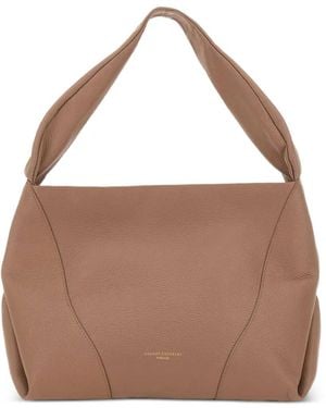 Gianni Chiarini Suria Grained Leather Shoulder Bag - Brown
