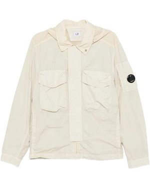 C.P. Company Surchemise À Capuche - White