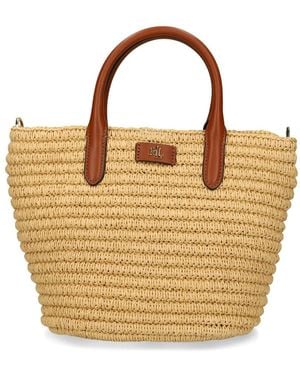 Ralph Lauren Large Brie Tote Bag - Metallic