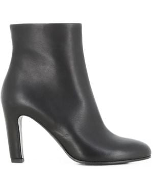Roberto Del Carlo Pat 12027 Leather Ankle Boots - Gray