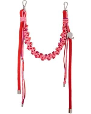 PUCCI Braided Rope Belt - Red