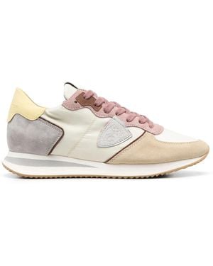 Philippe Model Tropez Low-Top Leather Trainers - White