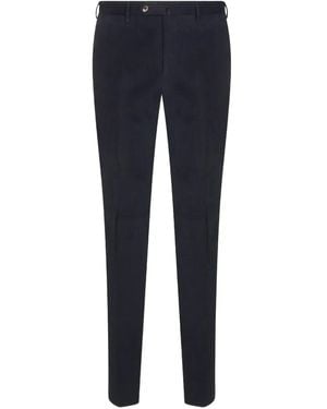PT Torino Button Trousers - Blue