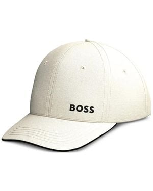 BOSS Cotton Baseball Cap - White