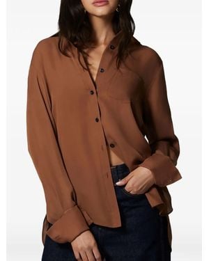 Kiki de Montparnasse Georgette Shirt - Brown