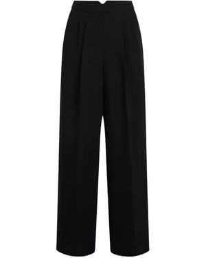 KARL LAGERFELD Studio Wide-Leg Trousers - Black