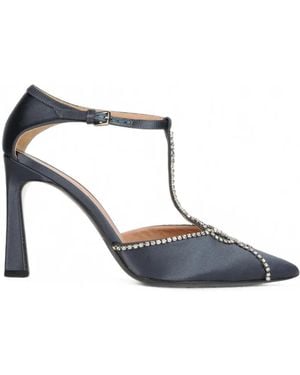 Alberta Ferretti Crystal-Embellished Pointed-Toe Pumps - White