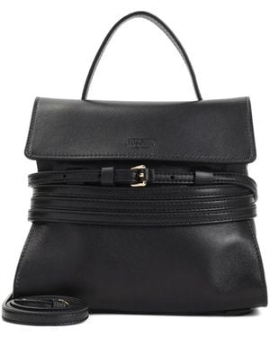 Moschino Petit Sac À Main Tie Me - Noir