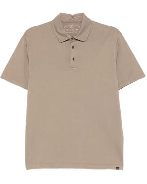 Paul & Shark Buttoned Short-Sleeve Polo Shirt - Grey